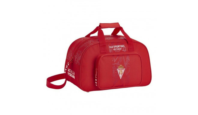 Sporta soma Real Sporting de Gijón Sarkans (40 x 24 x 23 cm)