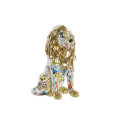 Decorative Figure DKD Home Decor Golden Lion Resin Multicolour Modern (21 x 14,5 x 27 cm) (15 x 21 x