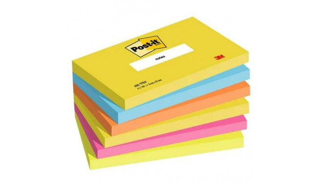 Стикеры для записей Post-it ENERGETIC Разноцветный 7,6 X 12,7 cm 6 Предметы 76 x 127 mm