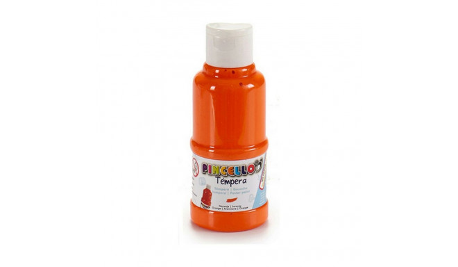 Tempera Pincello Orange 120 ml (12 Units)