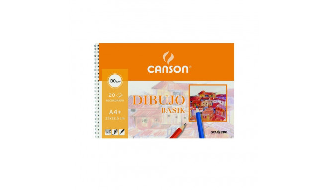 Drawing Pad Canson Basik With inset Micro perforated 130 g/m²