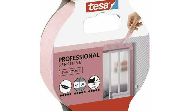Kleeplint TESA Professional Sensitive Kunstnik Roosa 12 Ühikut 25 mm x 50 m