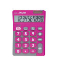 Calculator Milan White Pink 14,5 x 10,6 x 2,1 cm