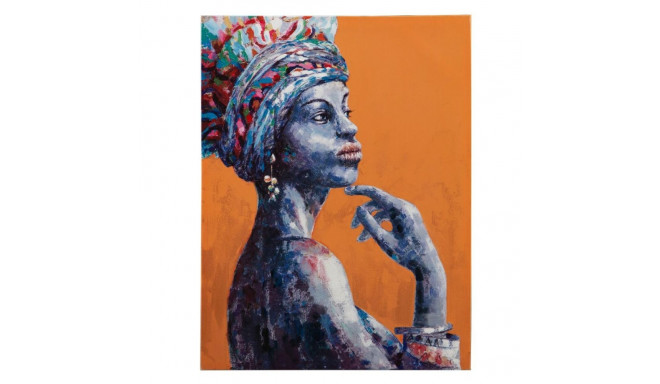 Canvas 75 x 3,5 x 100 cm African Woman