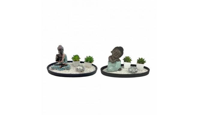 Decorative Figure DKD Home Decor 32 x 16,5 x 15,5 cm Oriental Garden (2 Units)