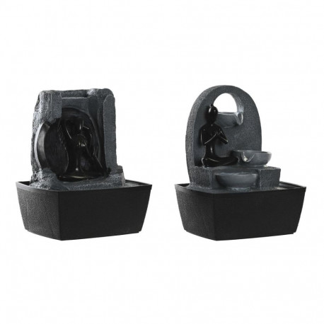 Fontanna DKD Home Decor 20 x 15 x 24 cm Vaik Indiaan (2 Ühikut)