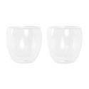 Glāžu komplekts DKD Home Decor 250 ml 8,3 x 8,3 x 8,9 cm