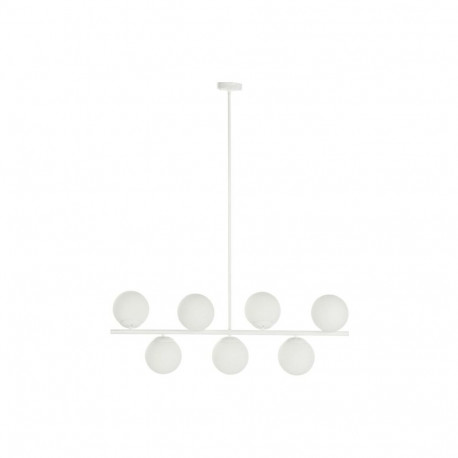 Laevalgusti DKD Home Decor 98 x 45 x 30 cm Kristall Metall Valge 50 W