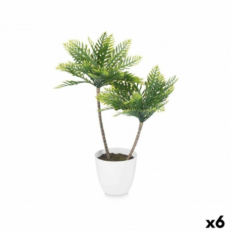 Dekoratiivne Taim Ibergarden XD19-1327 Plastmass Palmipuu 36 x 55,5 x 24 cm (6 Ühikut)