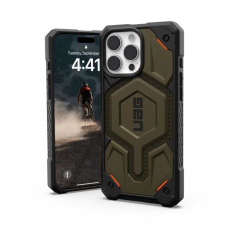 Kaitseümbris Monarch Pro Kevlar, Apple iPhone 16 Pro Max, Kevlar militaarroheline, MagSafe, Urban Ar