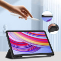 Connect Tri-Fold Stylus turētāja Stends Maciņš Samsung Galaxy Tab S9 FE X510 Wi-Fi / X516B 5G Melns