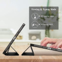 Connect Tri-Fold Stylus holder Stand Case Samsung Galaxy Tab S9 FE X510 Wi-Fi / X516B 5G Black