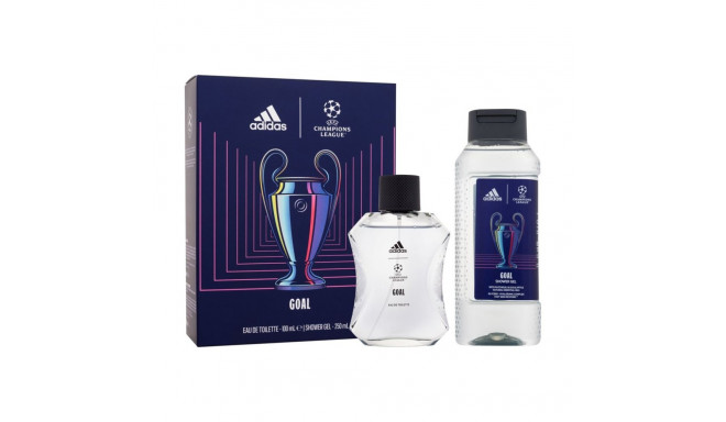 Adidas UEFA Champions League Goal Eau de Toilette (100ml) (Edt 100 ml + Shower Gel 250 ml)