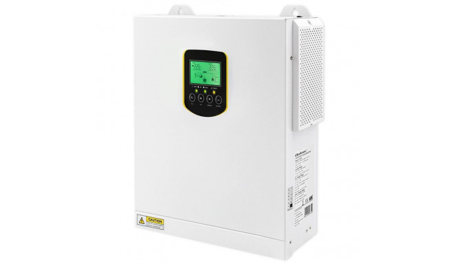Qoltec hübriidne võrguväline päikeseinverter 2,5 kVA | 2,5 kW | 100 A | MPPT | LCD | BMS | Siinus