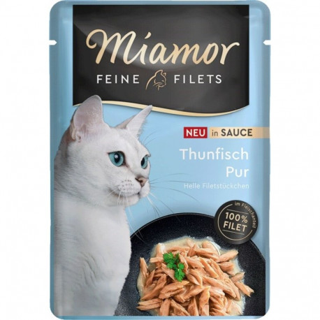 MIAMOR Fine Filets tuunikala kastmes märg kassitoit 100g