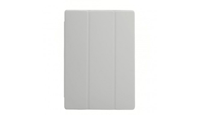 Connect Galaxy Tab S9 FE Tablet case with imitate microfiber inside Silver