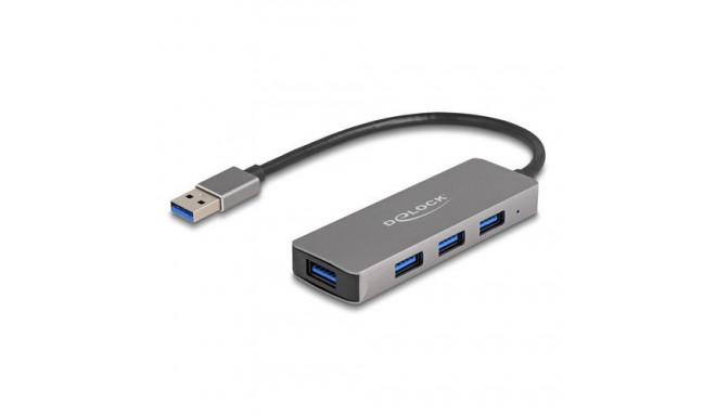 DeLOCK 4 Port USB 5 Gbps Hub with USB Type-A connector – USB Type-A ports on the side