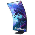 LCD Monitor|SAMSUNG|55"|Gaming/Curved|Panel VA|3840x2160|16:9|165Hz|Matte|1 ms|Speakers|Pivot|Height