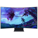 LCD Monitor|SAMSUNG|55"|Gaming/Curved|Panel VA|3840x2160|16:9|165Hz|Matte|1 ms|Speakers|Pivot|Height