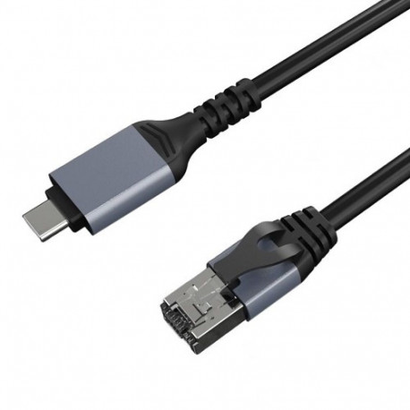 Internet cable CAT6 UTP, USB Type-C - RJ45, 15m