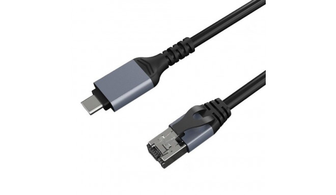 Internet cable CAT6 UTP, USB Type-C - RJ45, 7.5 m