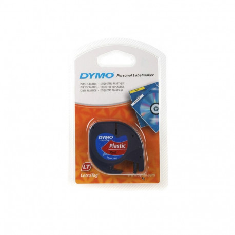 Markeerimislint Dymo LetraTag 12mmx4m punane plast (10 tk)