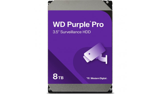 WD Purple Pro 8TB 3.5'' SATA III (6Gb/s) serveriketas (WD8002PURP)