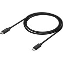 Ansmann USB-C Lightning data and charging cable, 2 meters (black)