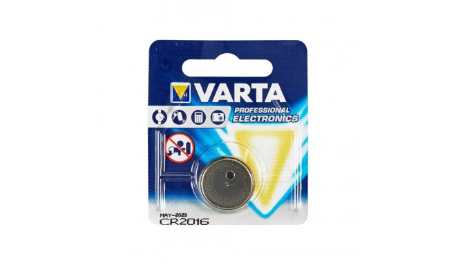 Varta CR2016, coin cell battery, lithium, 3V (6016-101-401)