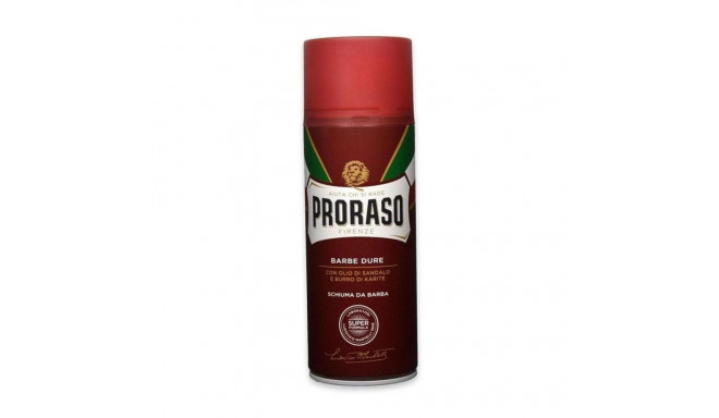 PRORASO BARBA DURA ESPUMA DE AFEITAR SANDALO Y KARITE 400ML