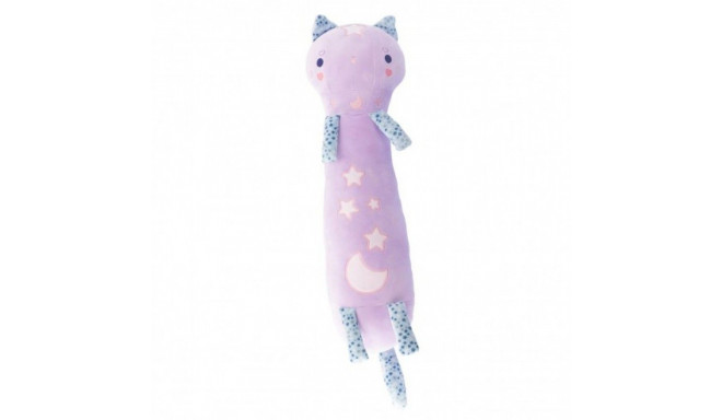 Mascot Momomi Glow in the dark cat dark purple 60 cm