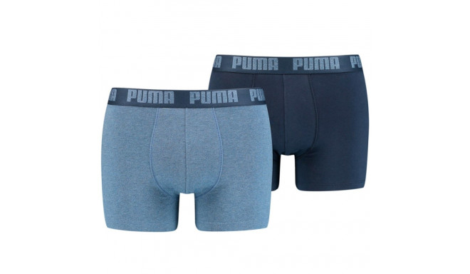 Bokserki męskie Puma Basic Boxer 2P niebieskie, granatowe 906823 36 M