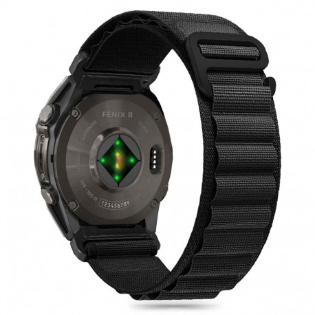 TECH-PROTECT NYLON PRO GARMIN FENIX 5 / 6 / 6 PRO / 7 / 8 / 8 PRO / E / 9 / 9 PRO (47 MM) BLACK