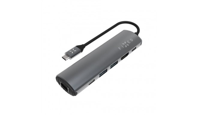 Fixed | 6-port USB-C HUB Pro sülearvutitele ja tahvelarvutitele