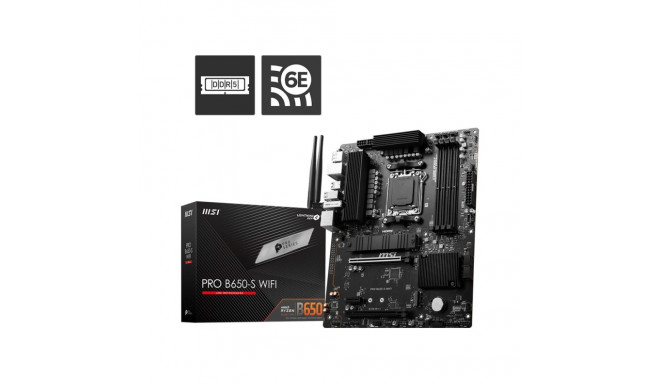 MSI PRO B650-S WIFI motherboard AMD B650 Socket AM5 ATX