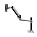 Ergotron LX Series Desk Mount LCD Arm, Tall Pole monitor mount / stand 86.4 cm (34") Black