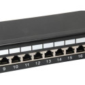 Equip 24-Port Cat.6 Shielded Patch Panel, Light Grey