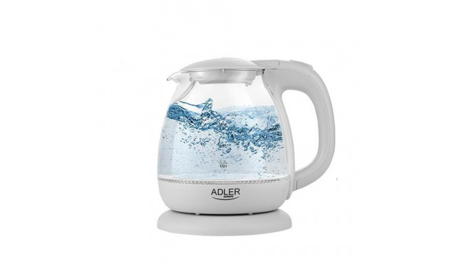 Adler AD 1283G electric kettle 1 L 900 W Grey