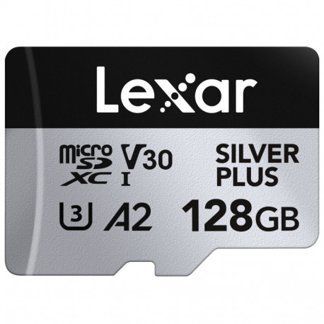 Lexar mälukaart microSDXC Silver Plus 1066x UHS-I/U3/A2/4K R205/W150 (V30) 128GB