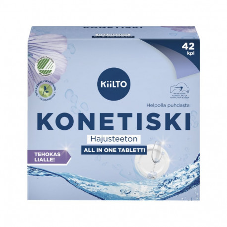 Dishwasher tablets KIILTO All in One 42 pcs
