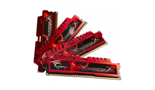 G.SKILL RipjawsX Red 32GB DDR3 1333MHz DIMM F3-10666CL9Q-32GBXL