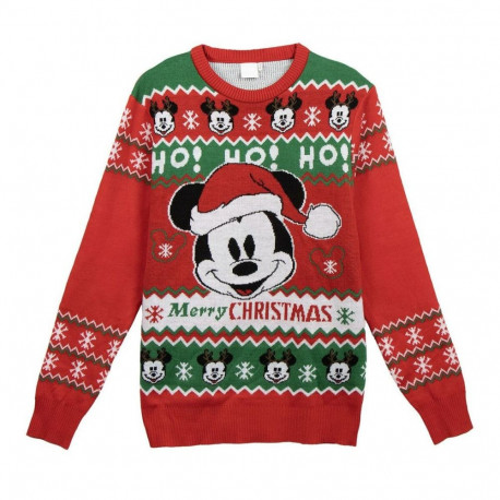 Men’s Jumper Mickey Mouse Red - S