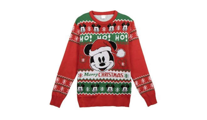 Sviiter, meeste Mickey Mouse Punane - L