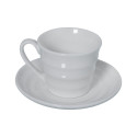 Komplekts ar 6 kafijas tasēm Alexandra House Living Porcelāns 90 ml