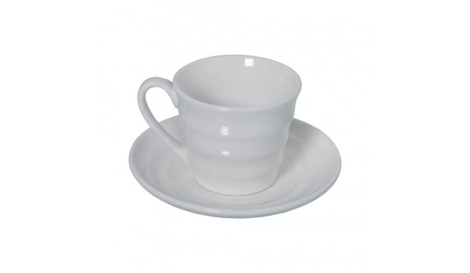 6 Piece Coffee Cup Set Alexandra House Living Porcelain 90 ml