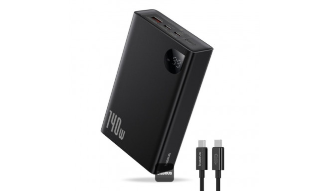 LiPo PowerBank 24000mAh 140W USB + 2x USB-C, Adaman must BASEUS