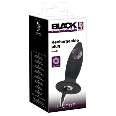 Black Velvets silikoonist anaaltapp vibratsiooniga 11cm