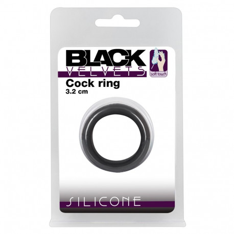 Black Velvets silikoonist peniserõngas 3,2cm