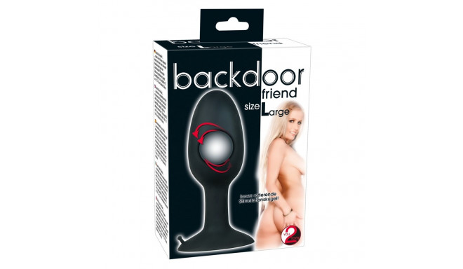 Korek analny silikonowy Backdoor Friend 12 cm