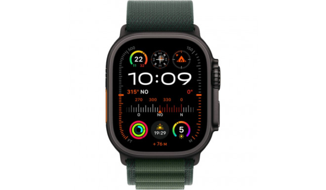 Apple Watch Ultra 2 GPS Cell 49mm sw ti Loop grün M/L
